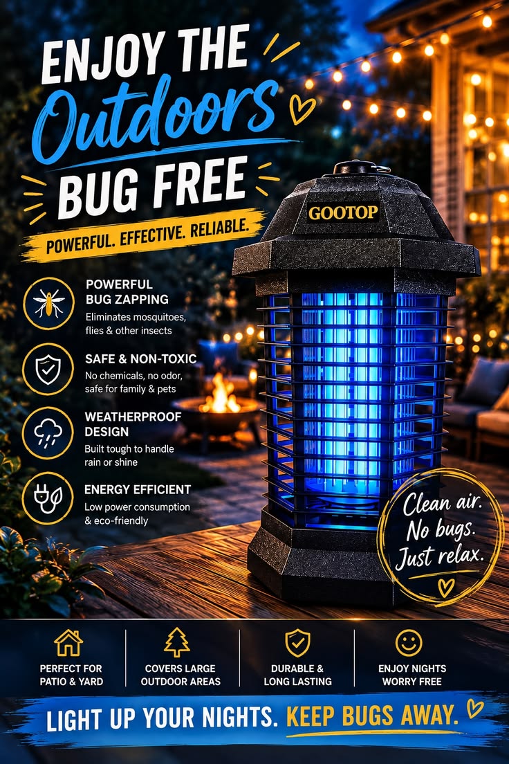 GOOTOP Bug Zapper Outdoor