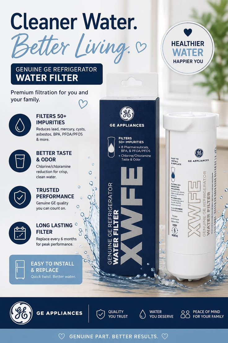 GE XWFE Refrigerator Water Filter