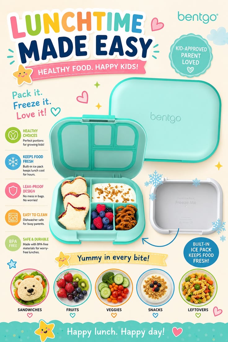 Bentgo Chill Kids Leak-Proof Lunch Box