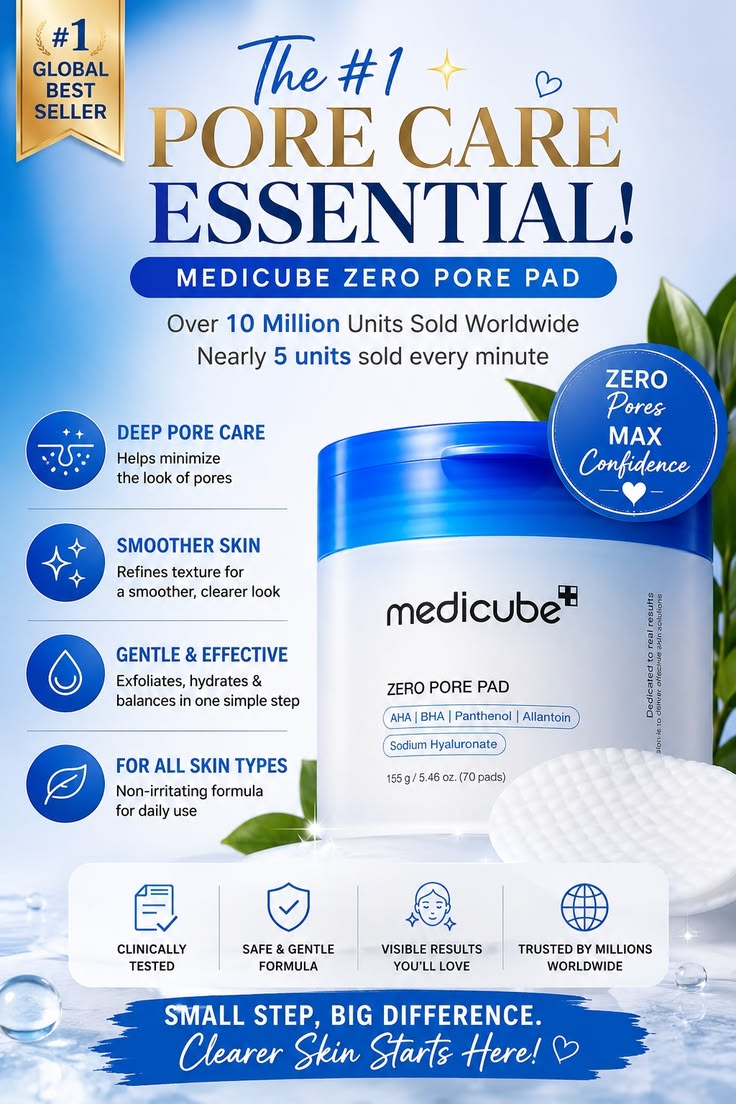 medicube Toner Pads Zero Pore Pad 2.0