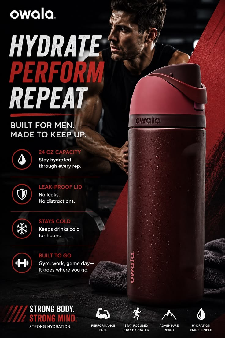 Owala FreeSip Insulated Stainless Steel Water Bottle