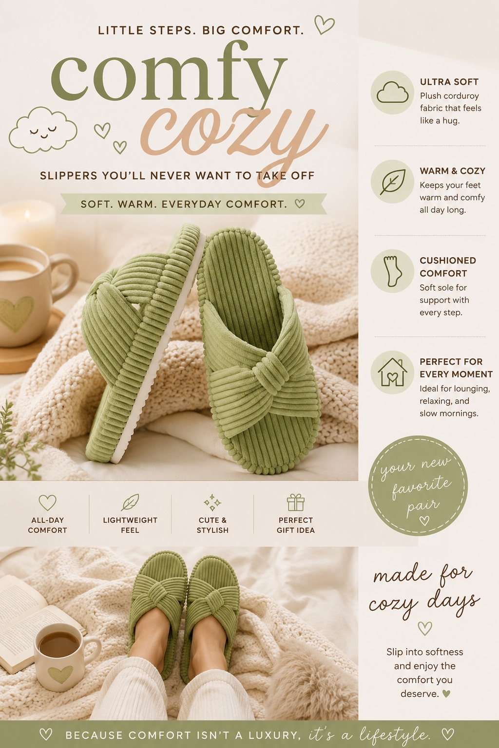 Chantomoo Slippers for Women