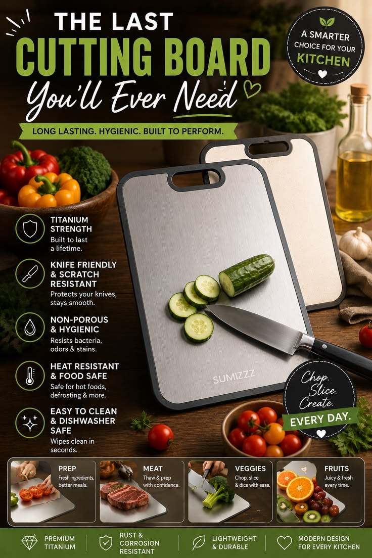 Titanium Cutting Board