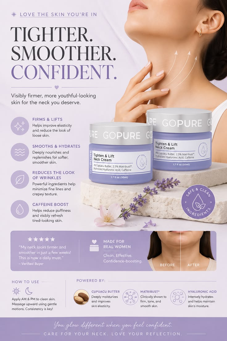 goPure Tighten & Lift Neck & Chest Moisturizer Cream