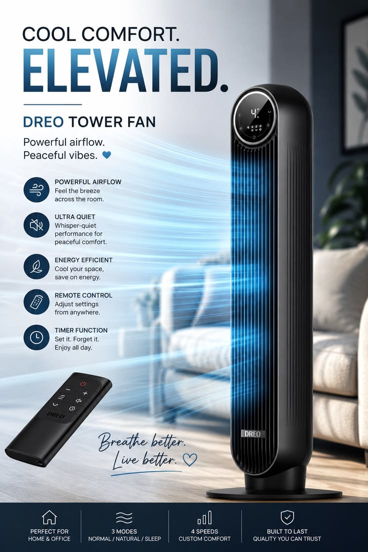 DREO Tower Fan